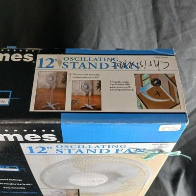 Holmes Oscillating 12" stand fan - with 3 speed settings