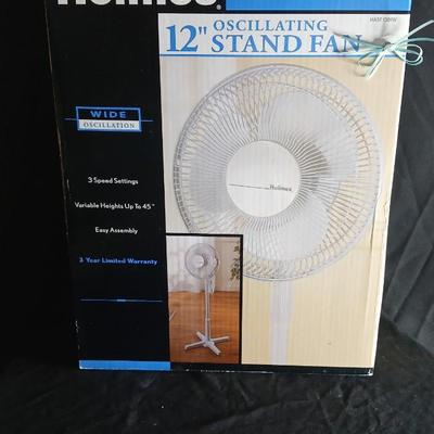 Holmes Oscillating 12" stand fan - with 3 speed settings