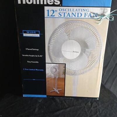 Holmes Oscillating 12" stand fan - with 3 speed settings