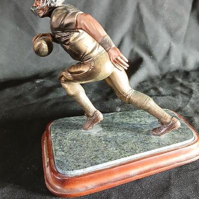 Danbury Mint Limited edition solid Bronze John Elway Sculpture with paperwork