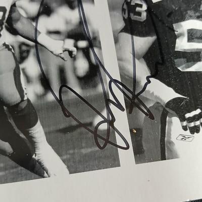 1st Edition Bill Romanowski ROMO "My life on the edge" AUTOGRAPHED book with AUTOGRAPHED Picture