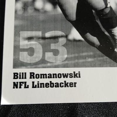 1st Edition Bill Romanowski ROMO "My life on the edge" AUTOGRAPHED book with AUTOGRAPHED Picture