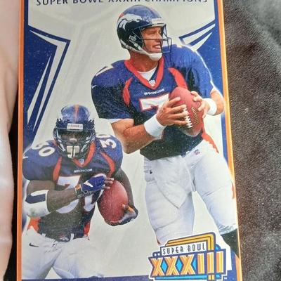 Denver Bronco's Superbowl collectibles, posters, t-shirt, Ornament, VHS and more