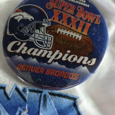Denver Bronco's Superbowl collectibles, posters, t-shirt, Ornament, VHS and more