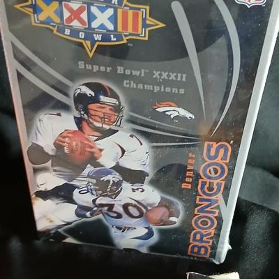 John Elway Bronco's football collectibles, VHS, Magazines and posters