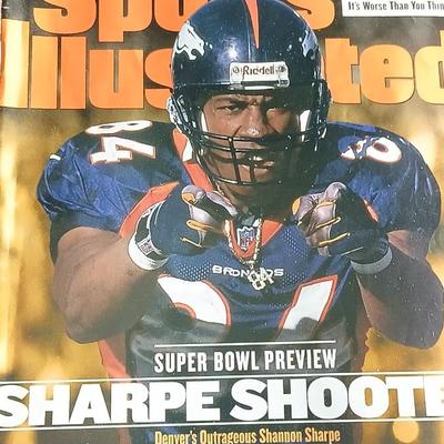 John Elway Bronco's football collectibles, VHS, Magazines and posters