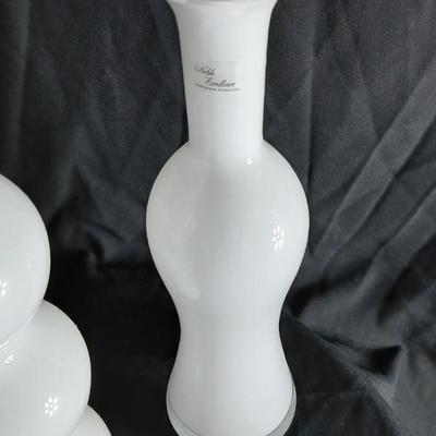 Three beautiful Noble Excellence Poland made vase jars