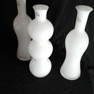 Three beautiful Noble Excellence Poland made vase jars