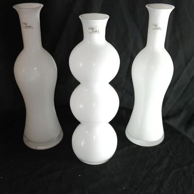 Three beautiful Noble Excellence Poland made vase jars