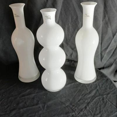 Three beautiful Noble Excellence Poland made vase jars