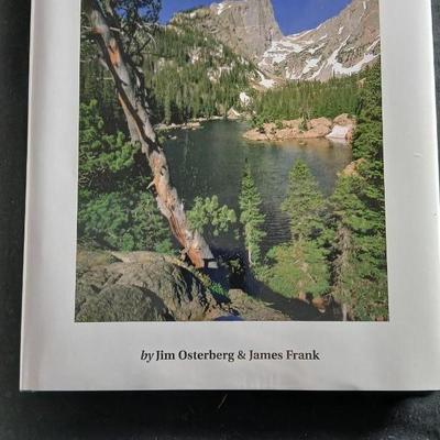 Colorado framed poster with two Colorado coffee table Oversized hardback books