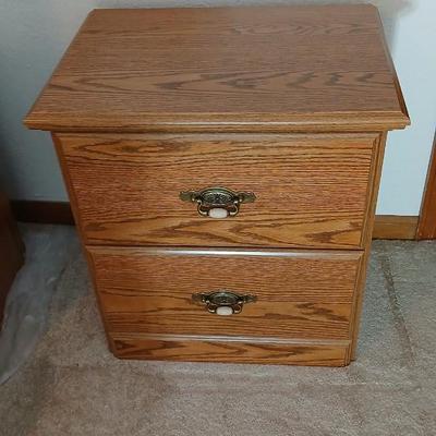 Sauder two drawer nightstand