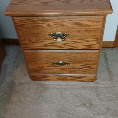 Sauder two drawer nightstand