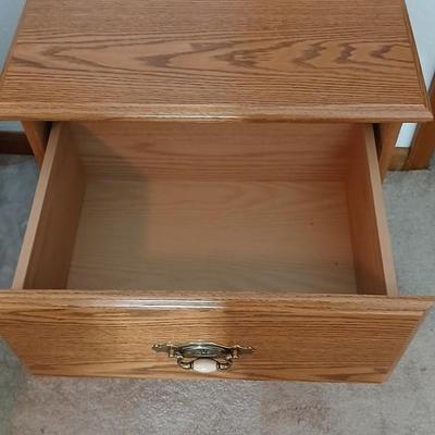 Sauder two drawer nightstand