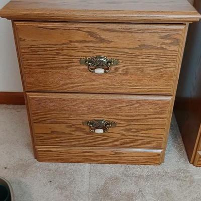 Sauder two drawer nightstand