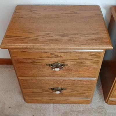 Sauder two drawer nightstand