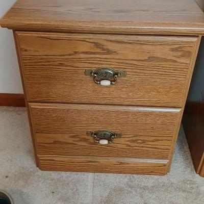 Sauder two drawer nightstand