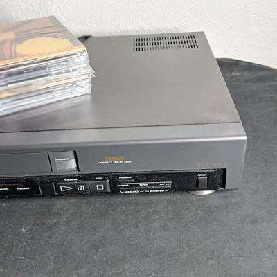RCA Compact disk player with an assortment of CD'S