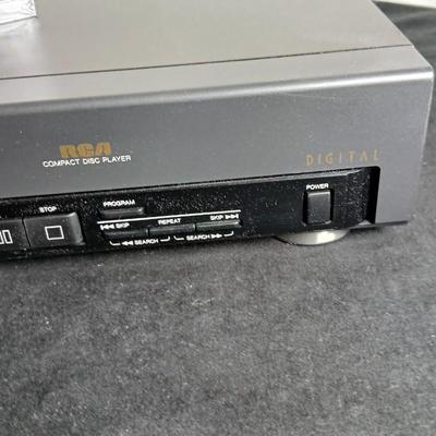 RCA Compact disk player with an assortment of CD'S