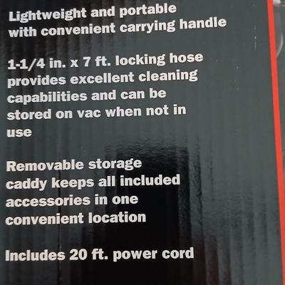 Lightly used Craftsman 4 gallon portable wet/dry Vac with attachments