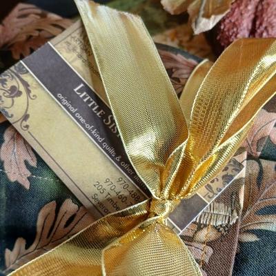 Fall Decorations, table mats, napkins, gourds pumpkins and more