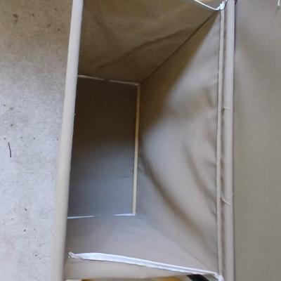 Adjustable clothing rack and canvass clothes hamper