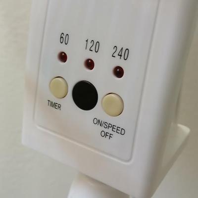 Remote controlled oscillating Home Essentials stand fan with oscillating White-westinghouse desktop fan