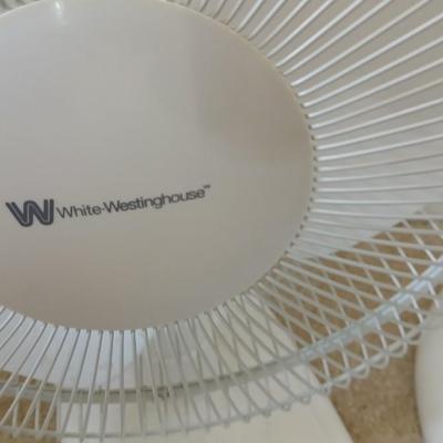 Remote controlled oscillating Home Essentials stand fan with oscillating White-westinghouse desktop fan