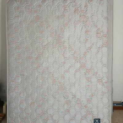 Full sized bed frame with Serta maxim Firm mattress & Boxsprings