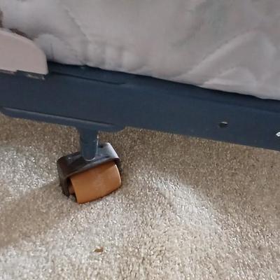 Full sized bed frame with Serta maxim Firm mattress & Boxsprings