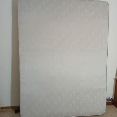 Full sized bed frame with Serta maxim Firm mattress & Boxsprings