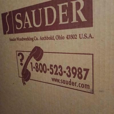 Brand new in the box Sauder 4 drawer chest of drawers with adjustable metal bed frame