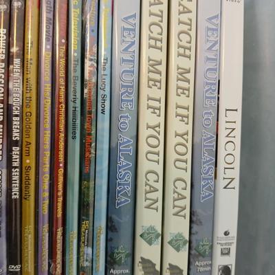 Assortment of Movies and shows on DVD