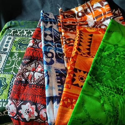 Beautiful fabric pieces from Hawaii - Really cool patterns!