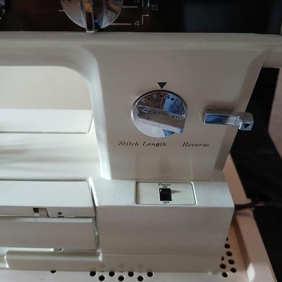 Wonderful condition Wards sewing machine with accessories and case