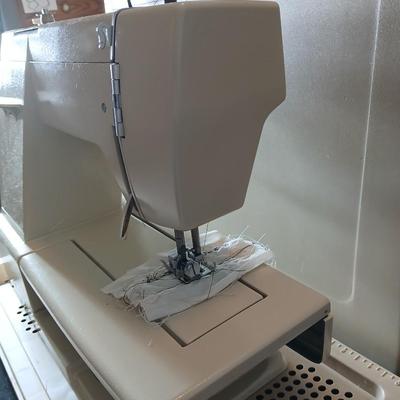 Wonderful condition Wards sewing machine with accessories and case