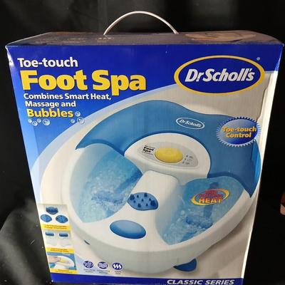 Toe-Touch Foot Spa Combines smart heat & massage