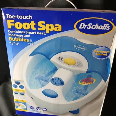 Toe-Touch Foot Spa Combines smart heat & massage