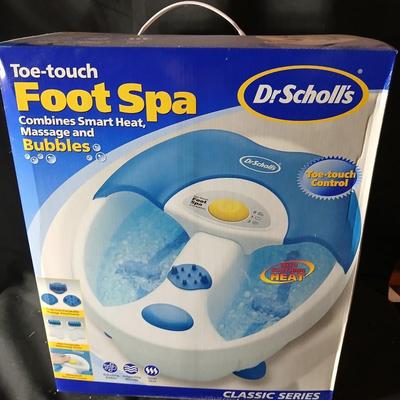 Toe-Touch Foot Spa Combines smart heat & massage