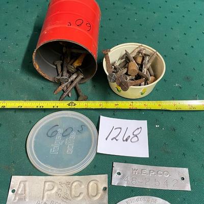 Antique 1960s Railroad Nails