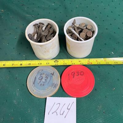 Antique 1930s Railroad Nails
