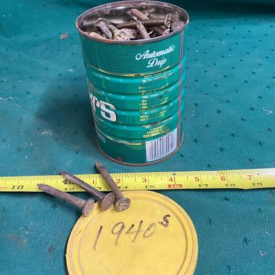 Antique 1940s Railroad Nails