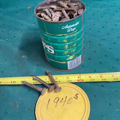 Antique 1940s Railroad Nails