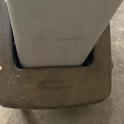Rubbermaid Trash Can on Wheels