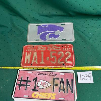 License Tag Lot