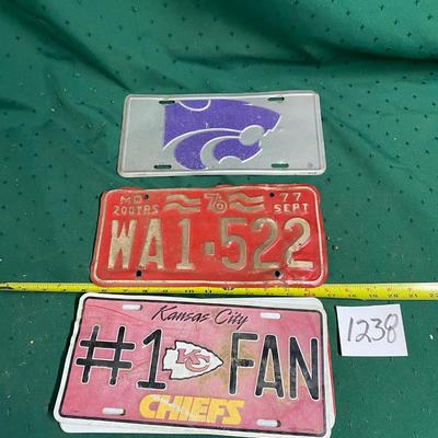 License Tag Lot