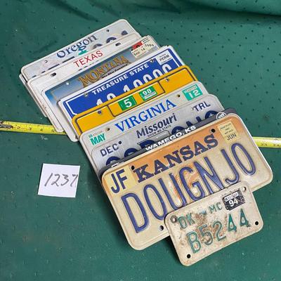 License Tag Lot