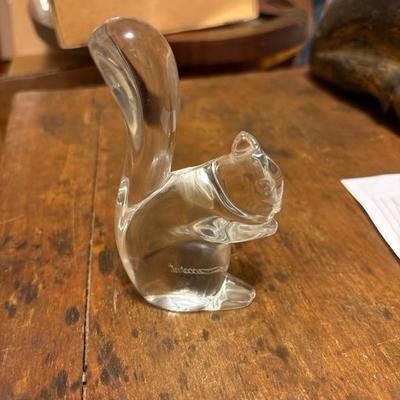Lot 105 - Baccarat Crystal Squirrel