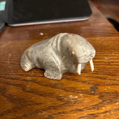 Lot 106 - Soapstone Walrus