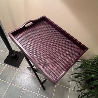 Floor Lamp & Tray Stand End Table (PBC-RG)